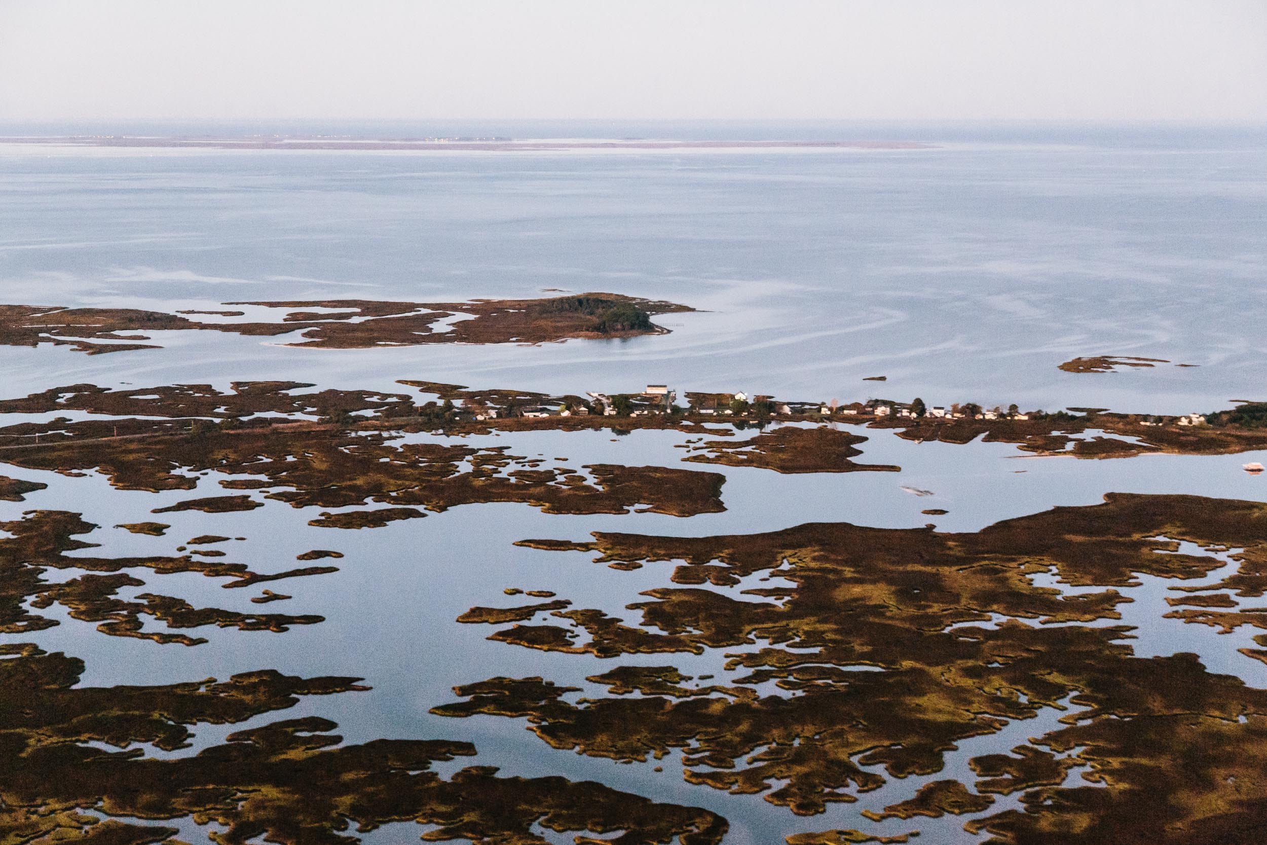 aeria image of smith island maryland