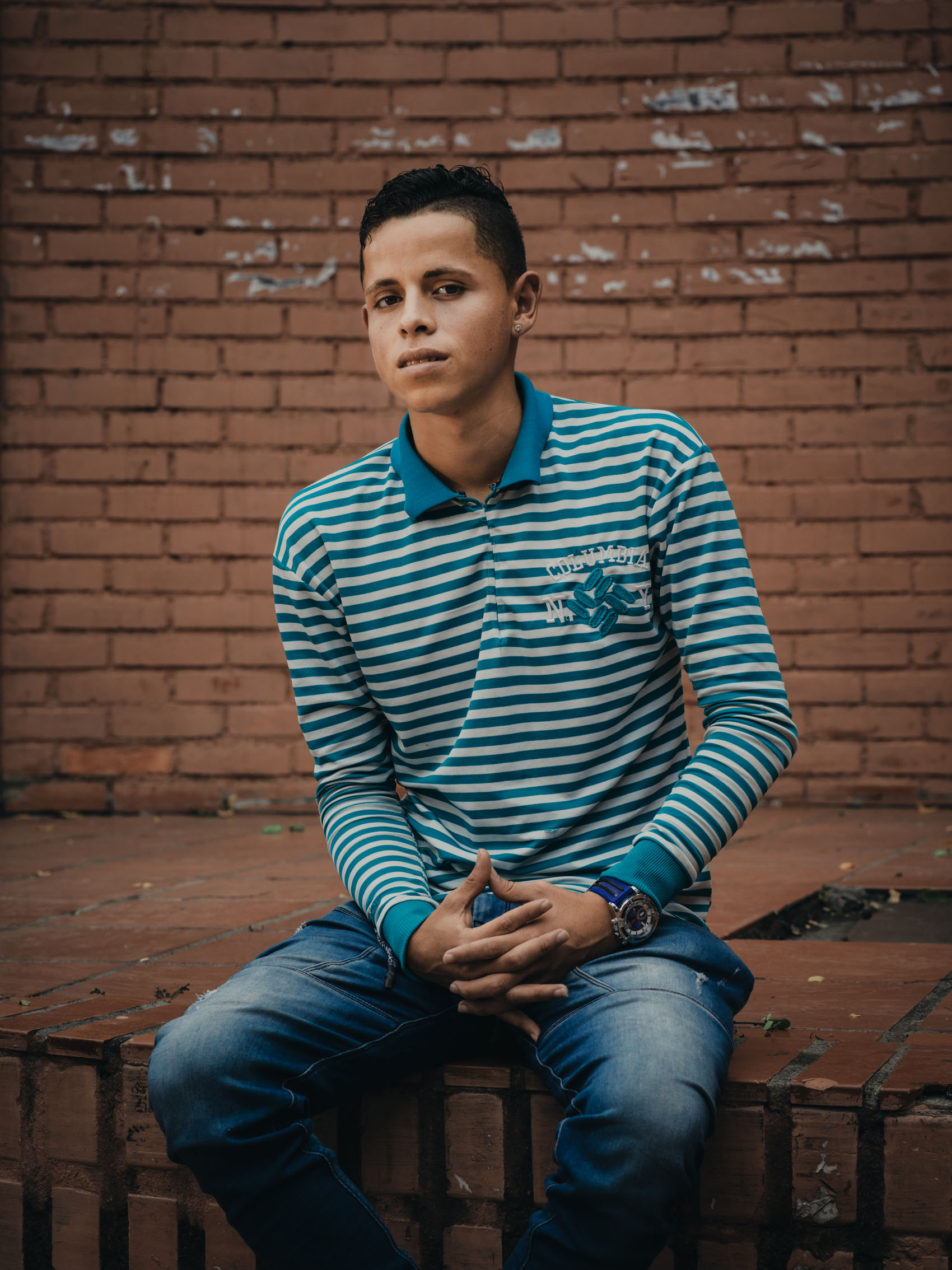 Portrait of Venezuelan refugee