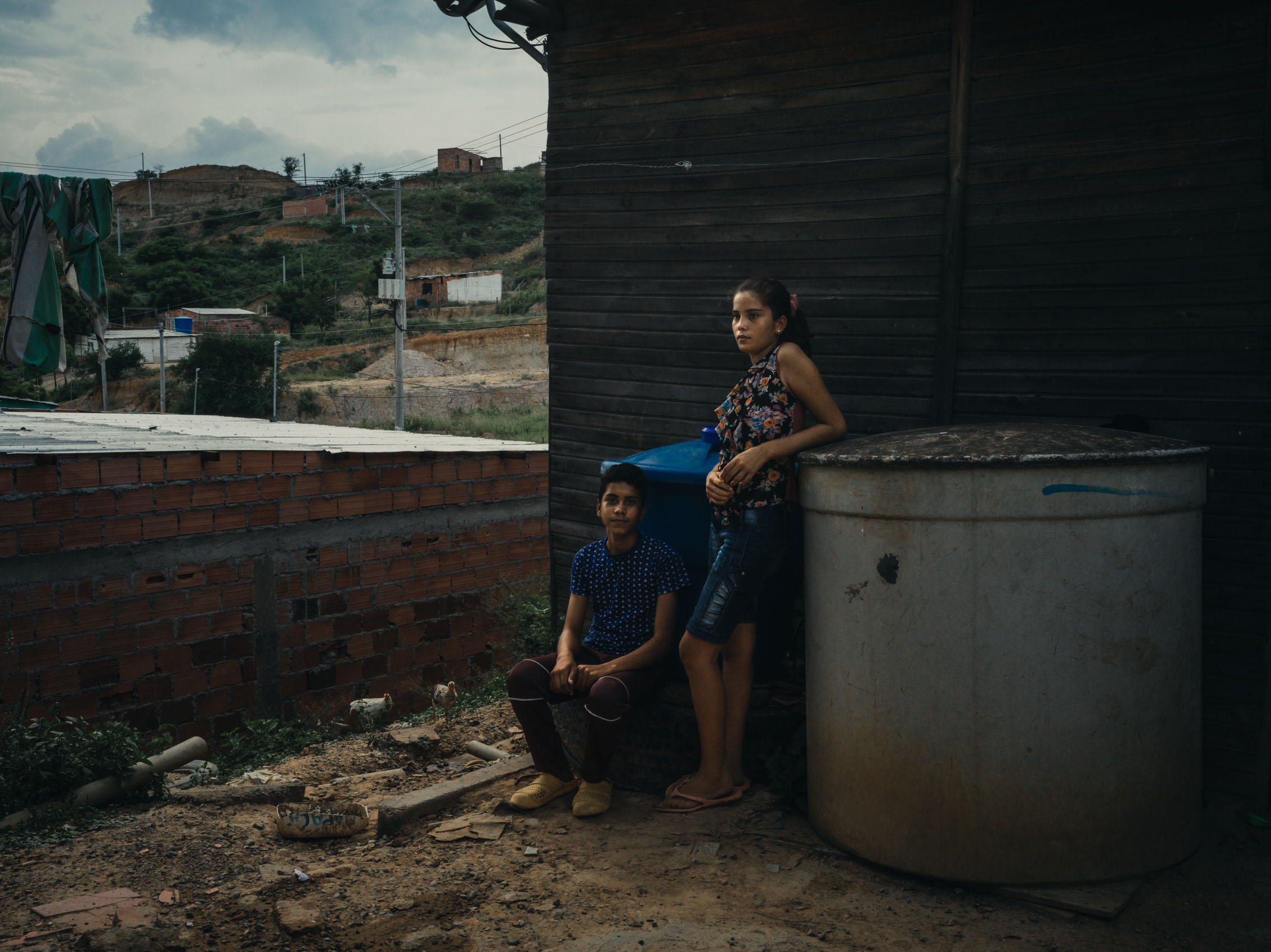 portrait of Venezuelan refugees